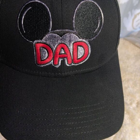 Disney Dad Baseball Cap NWOT Black Adjustable - Picture 9 of 9